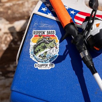 Rippin' Bass & Clappin' Ass Decal