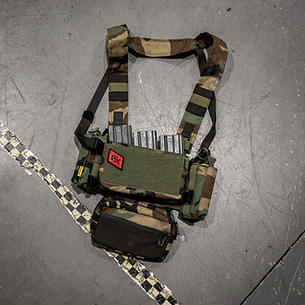 RSC Classic Red Diamond Velcro Patch