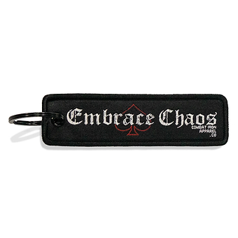 Embrace Chaos Flight Tag Keychain