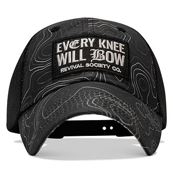 Every Knee Will Bow Patch Tactical Ripstop Mesh Snapback Hat