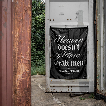 Heaven Doesn't Allow Weak 4'x3' Flag