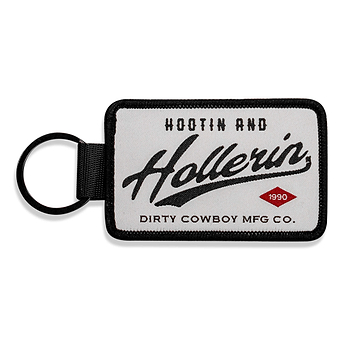 Hootin And Hollerin Flight Tag Keychain
