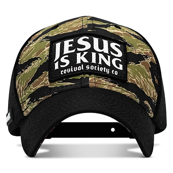 Jesus Is King Patch Original Ripstop Snapback Hat