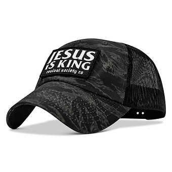 Jesus Is King Patch Tactical Ripstop Mesh Snapback Hat