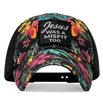 Jesus Was A Misfit Too Patch Tactical Ripstop Mesh Snapback Hat