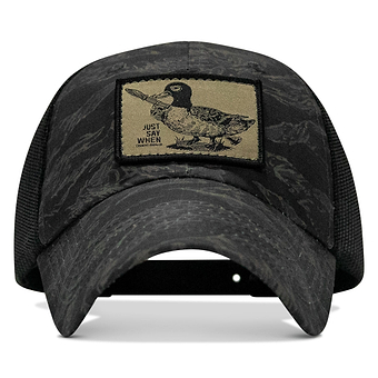 Just Say When Patch. Tactical Ripstop Mesh Snapback Hat