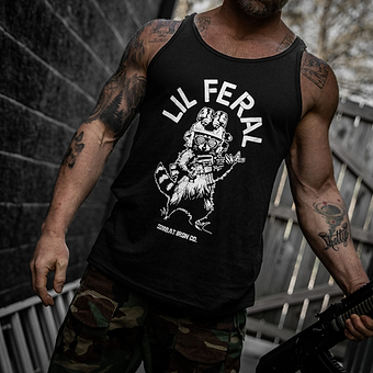 Lil Feral Raccoon Men's Tank