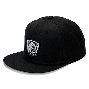 Nobody Is Coming To Save You Patch Flatbill Snapback Hat