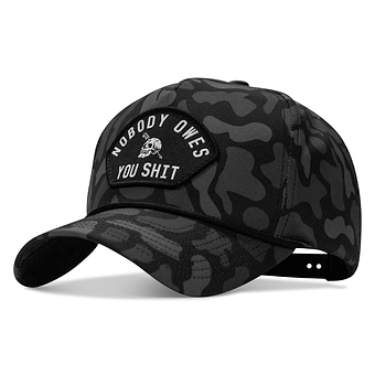 Nobody Owes You Shit Arched Patch 5 Pannel Rope Snapback