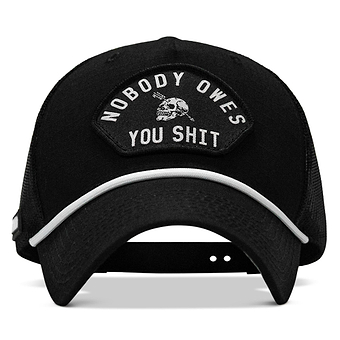 Nobody Owes You Shit Patch Rope Snapback Hat