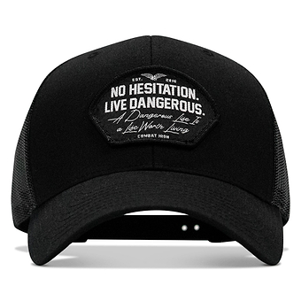 No Hesitation. Live Dangerous Patch Snapback Hat