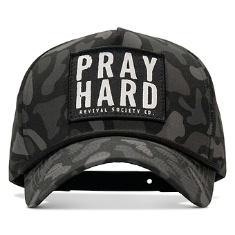 Pray Hard Patch 5 Pannel Snapback