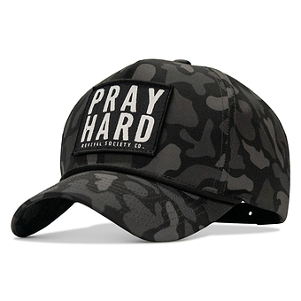 Pray Hard Patch 5 Pannel Snapback