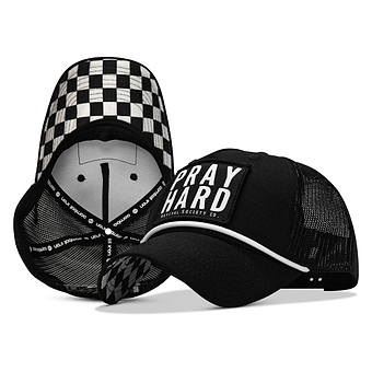 Pray Hard Patch Rope Snapback Hat