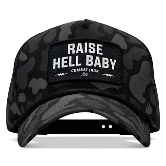 Raise Hell Baby Patch 5 Pannel Snapback