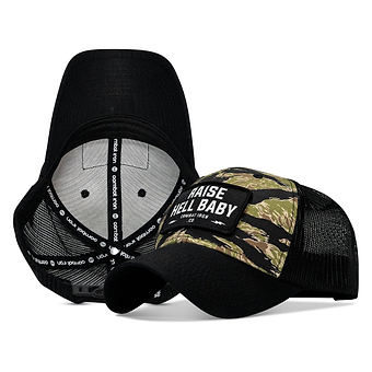 Raise Hell Baby Patch Original Ripstop Snapback Hat