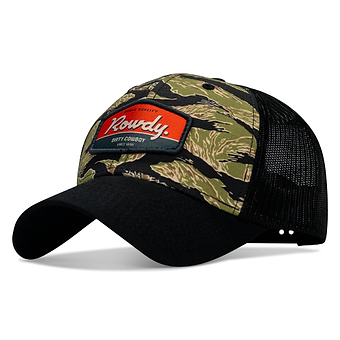 Rowdy Dirty Cowboy Patch Original Ripstop Classic Snapback Hat