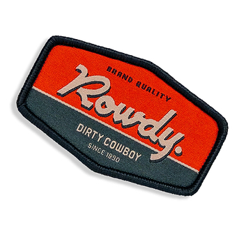Rowdy Dirty Cowboy Velcro Patch