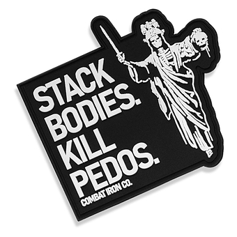 Stack Bodies. Kill Pedos Grim Reaper PVC Patch