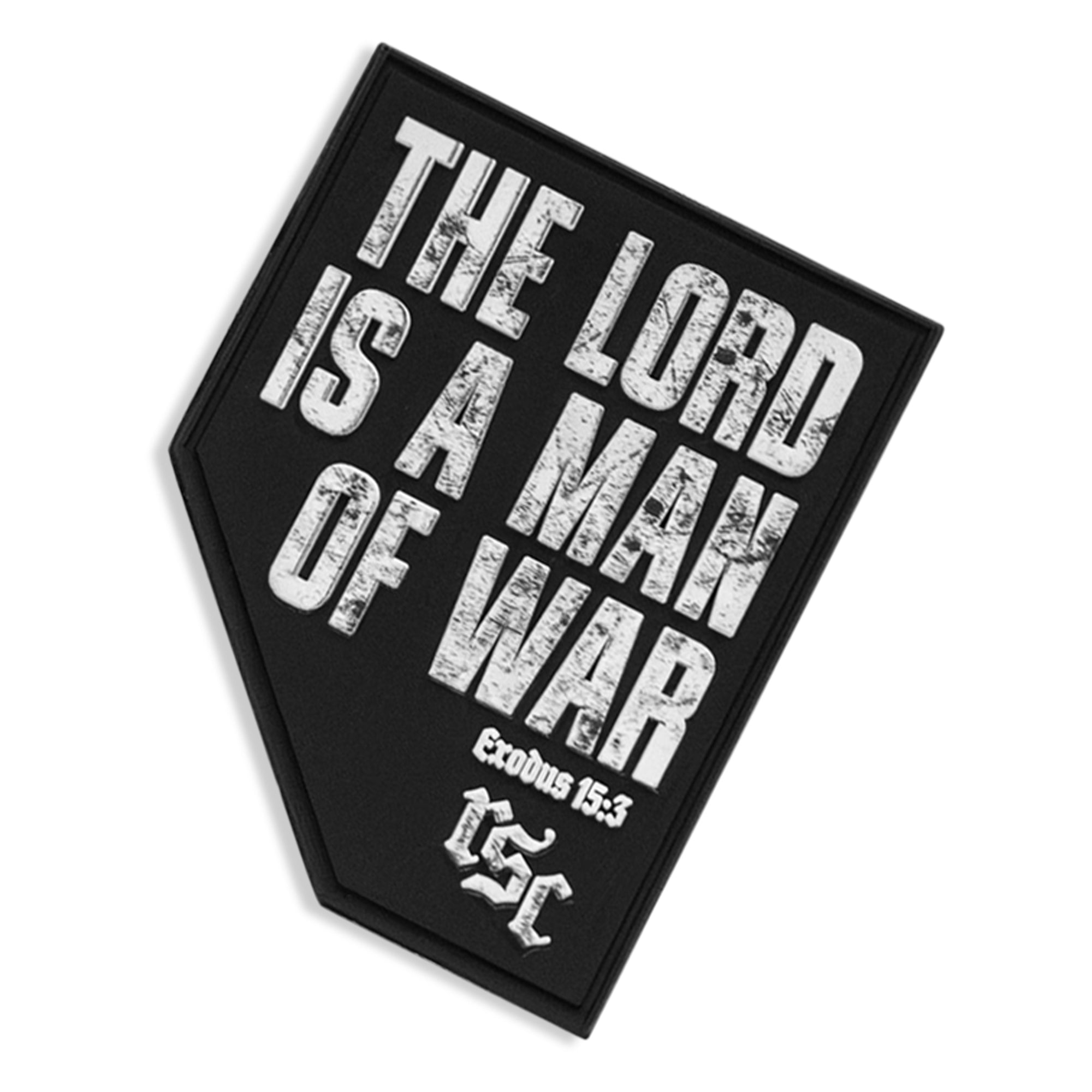 The Lord Is A Man Of War PVC Patch | Combat Iron Apparel Co.