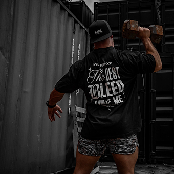 I Only Fear God. The Rest Bleed Like Me. Men's Heavyweight T-Shirt