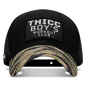 Thicc Boys Workout Club Patch Original Ripstop Snapback Hat