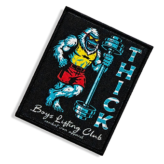 Thick Boys Lifting Club Velcro Patch