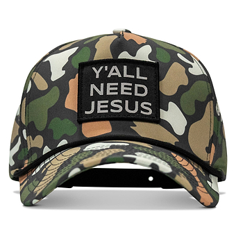 Y'all Need Jesus Patch 5 Pannel Snapback