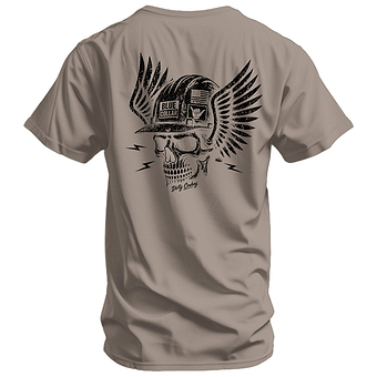 Blue Collar Skull Men's T-Shirt