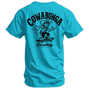 Cowabunga Cowboy Men's T-Shirt