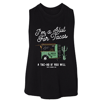 Slut For Taco's Women's Crop Tank