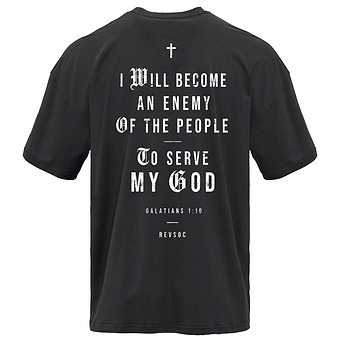 I Will Become An Enemy To The People Heavyweight Men's T-Shirt