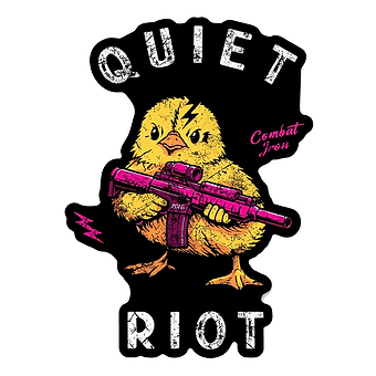 Quiet Riot Duck Decal