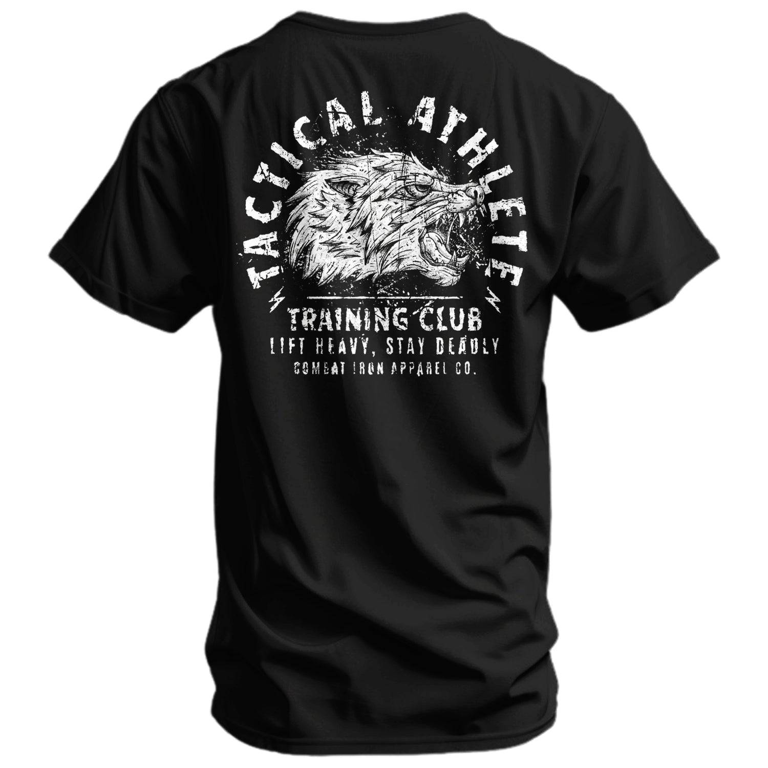 Tactical Athlete Training Club Wolf Men's T-Shirt | Combat