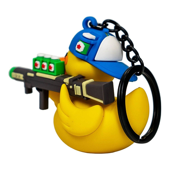 Beer Launcher TactiDuck 3D Rubber Keychain - Combat Iron Apparel Co.