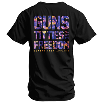Guns, Titties And Freedom Men's T-Shirt