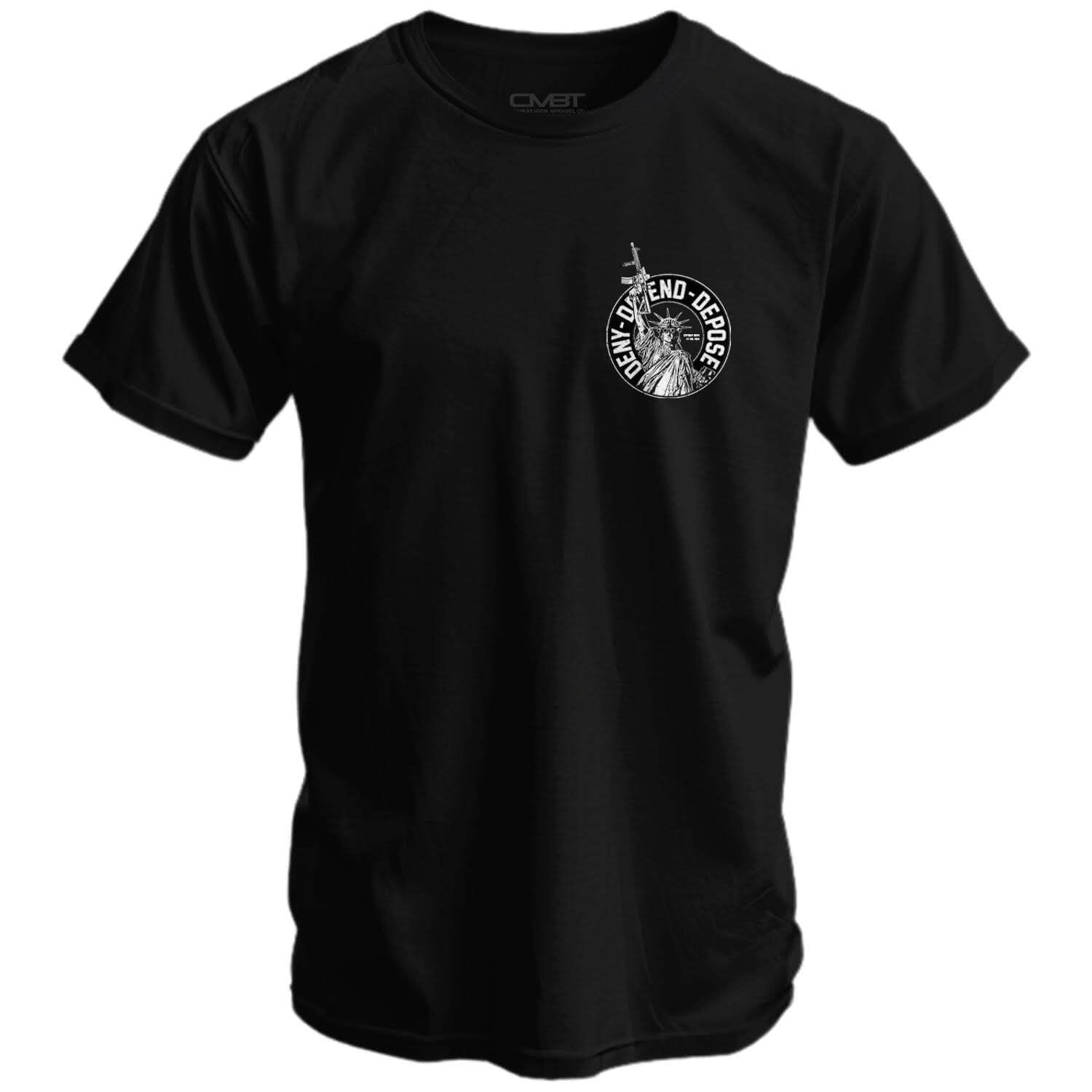 Deny. Defend. Depose Men's T-Shirt | Combat Iron Apparel