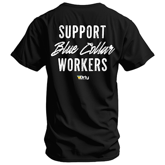 Support Blue Collar Workers Men's T-Shirt