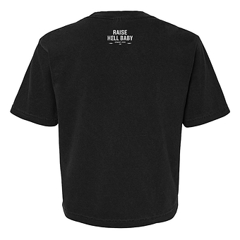 Raise Hell Baby Women's Crop T-Shirt