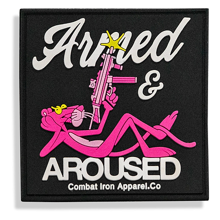 Armed & Aroused PVC Patch