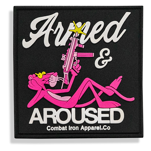 Armed & Aroused PVC Patch