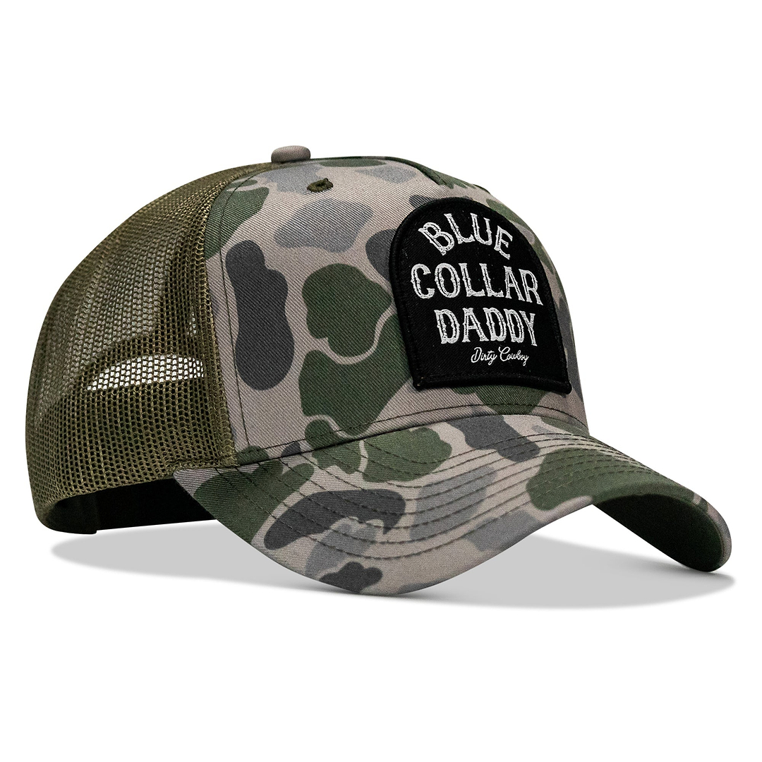 Blue Collar Daddy Patch Snapback Hat