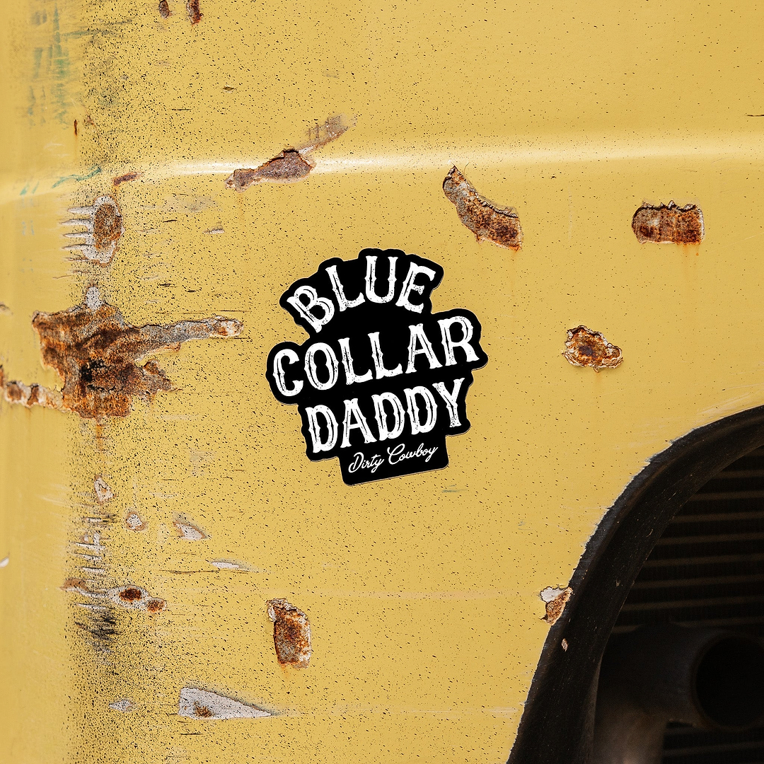 Blue Collar Daddy Decal