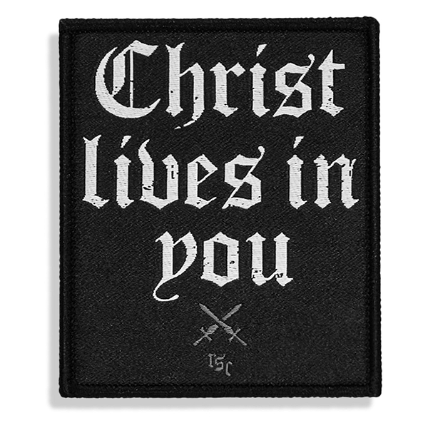 Christ Lives In You Velcro Patch