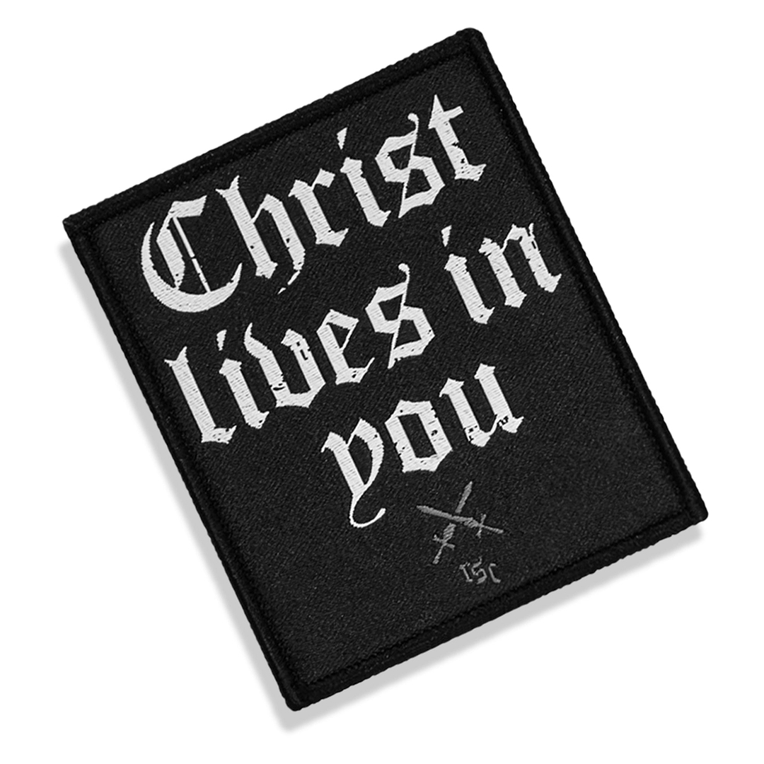 Christ Lives In You Velcro Patch