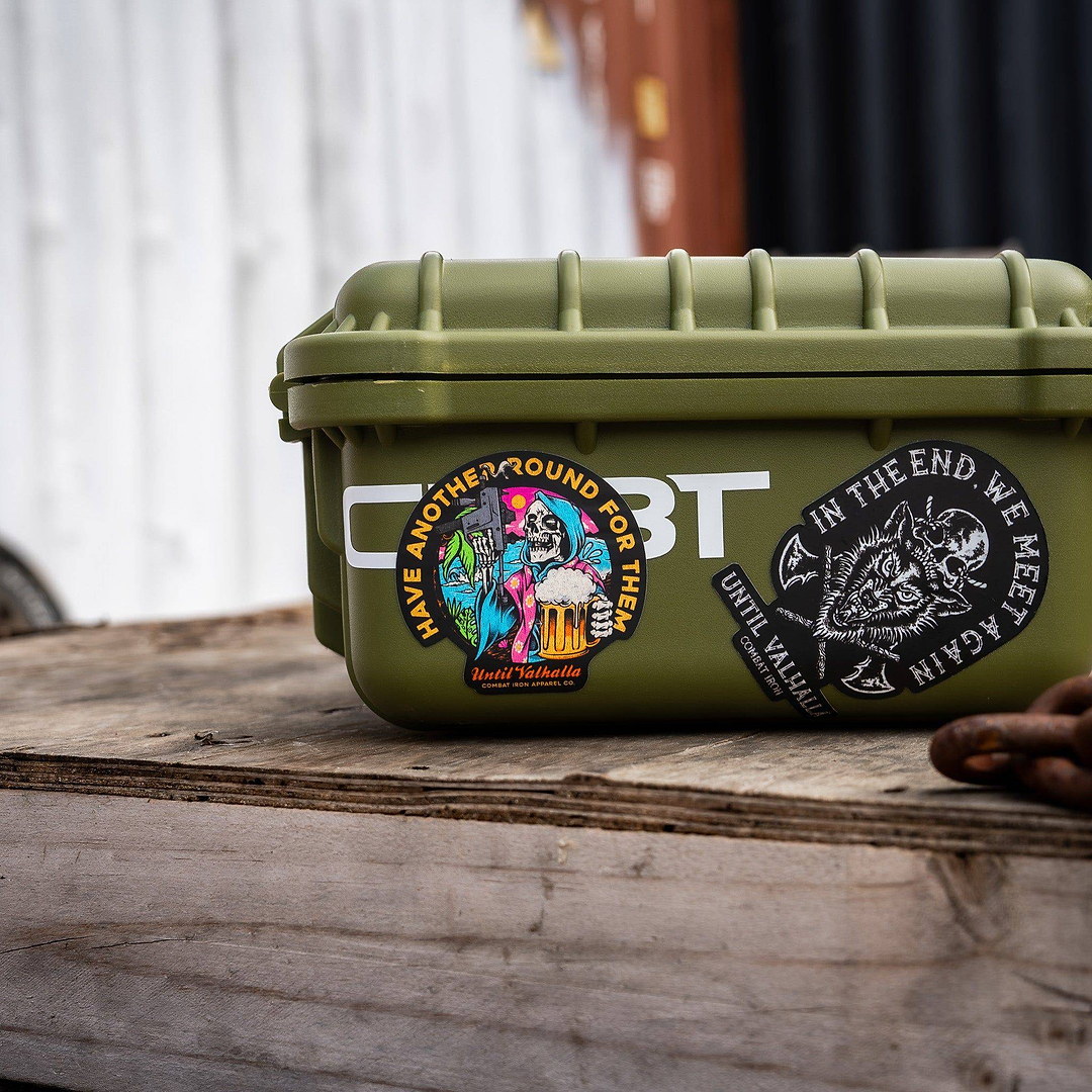 HAVE ANOTHER ROUND FOR THEM UNTIL VALHALLA DECAL - Combat Iron Apparel Co.