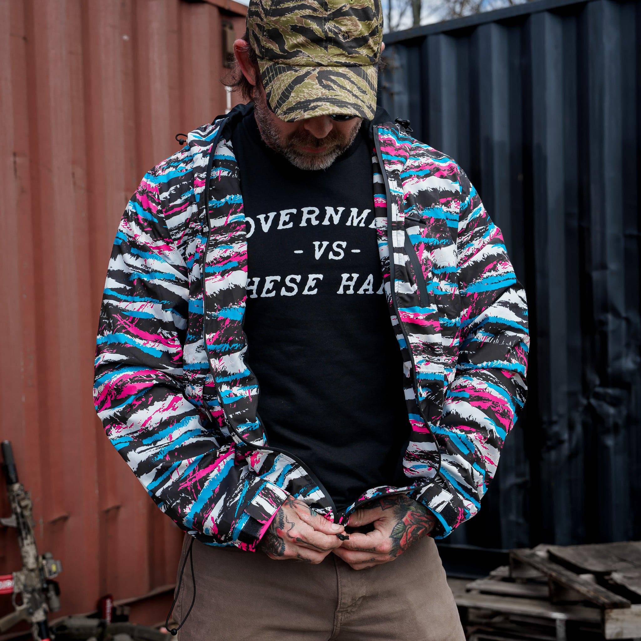 ジャケット・アウター RUN SHIT EVERYWHERE 2TONE jacket Men's Waterproof Rain Jacket V2 | Combat Iron Apparel Co.