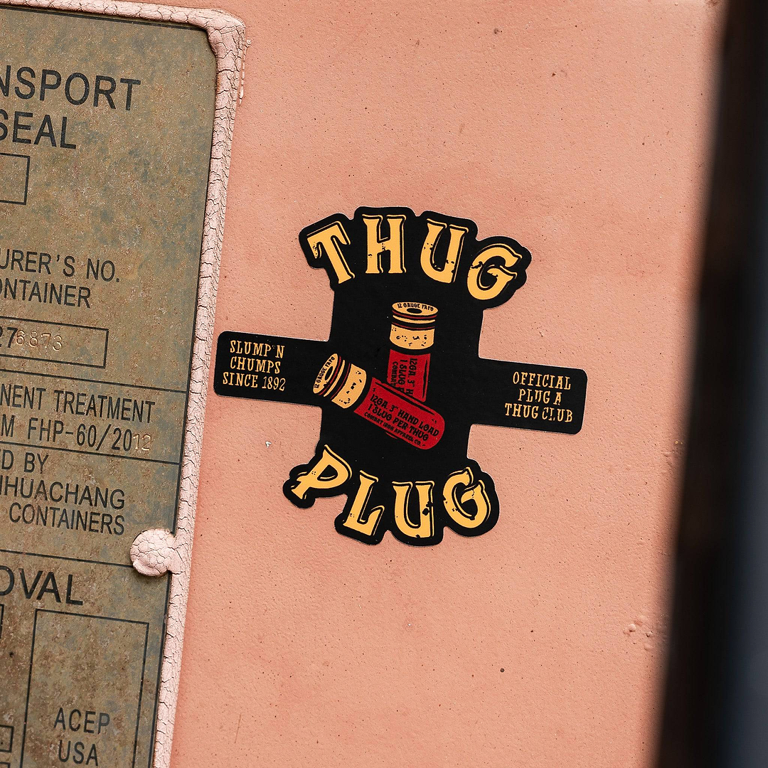Thug Plug | Slump'n Chumps Since 1892 Decal - Combat Iron Apparel Co.