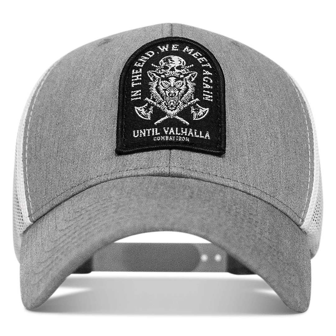 In The End, We Meet Again - Until Valhalla Patch Snapback Hat - Combat Iron Apparel Co.