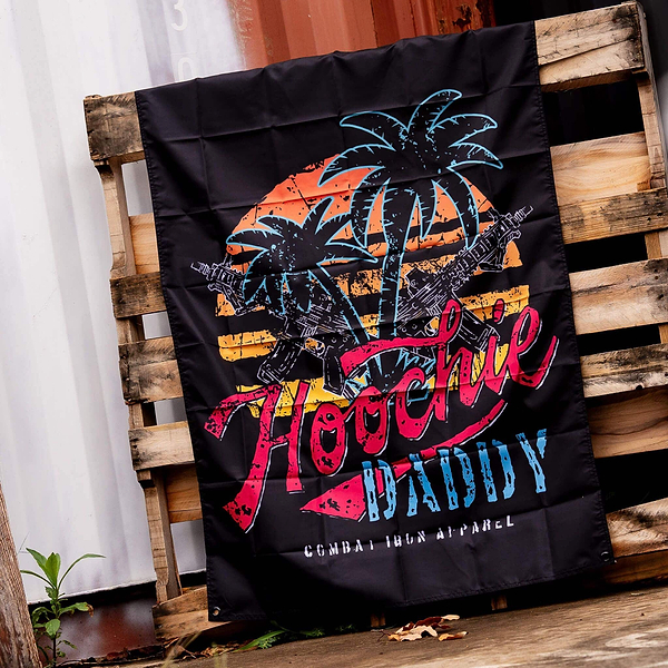 Hooch Daddy 3' X 5' Wall Flag - Combat Iron Apparel Co.
